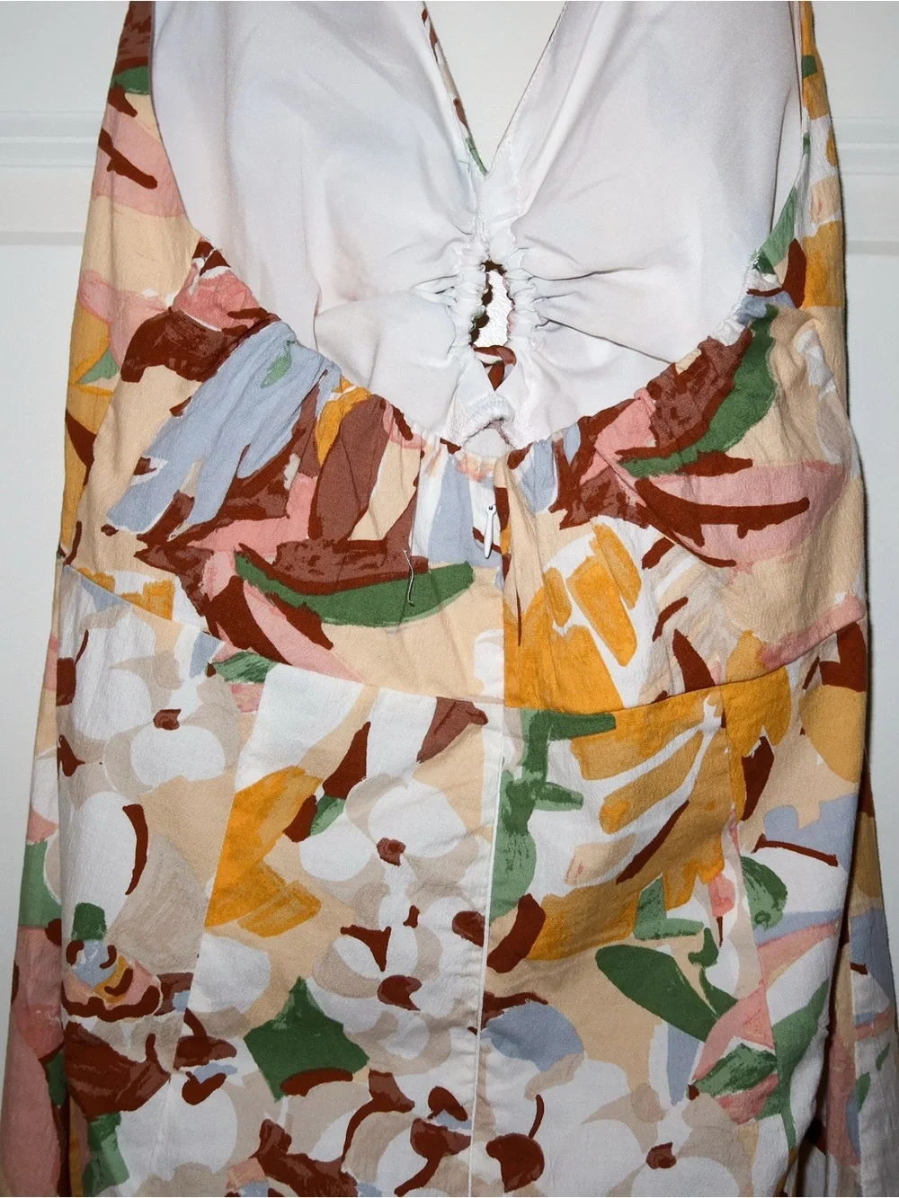 Abercrombie & Fitch Floral Halter Midi Dress